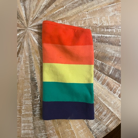 Express Rainbow Sweater Pride Tube Top Size L - Picture 3 of 5